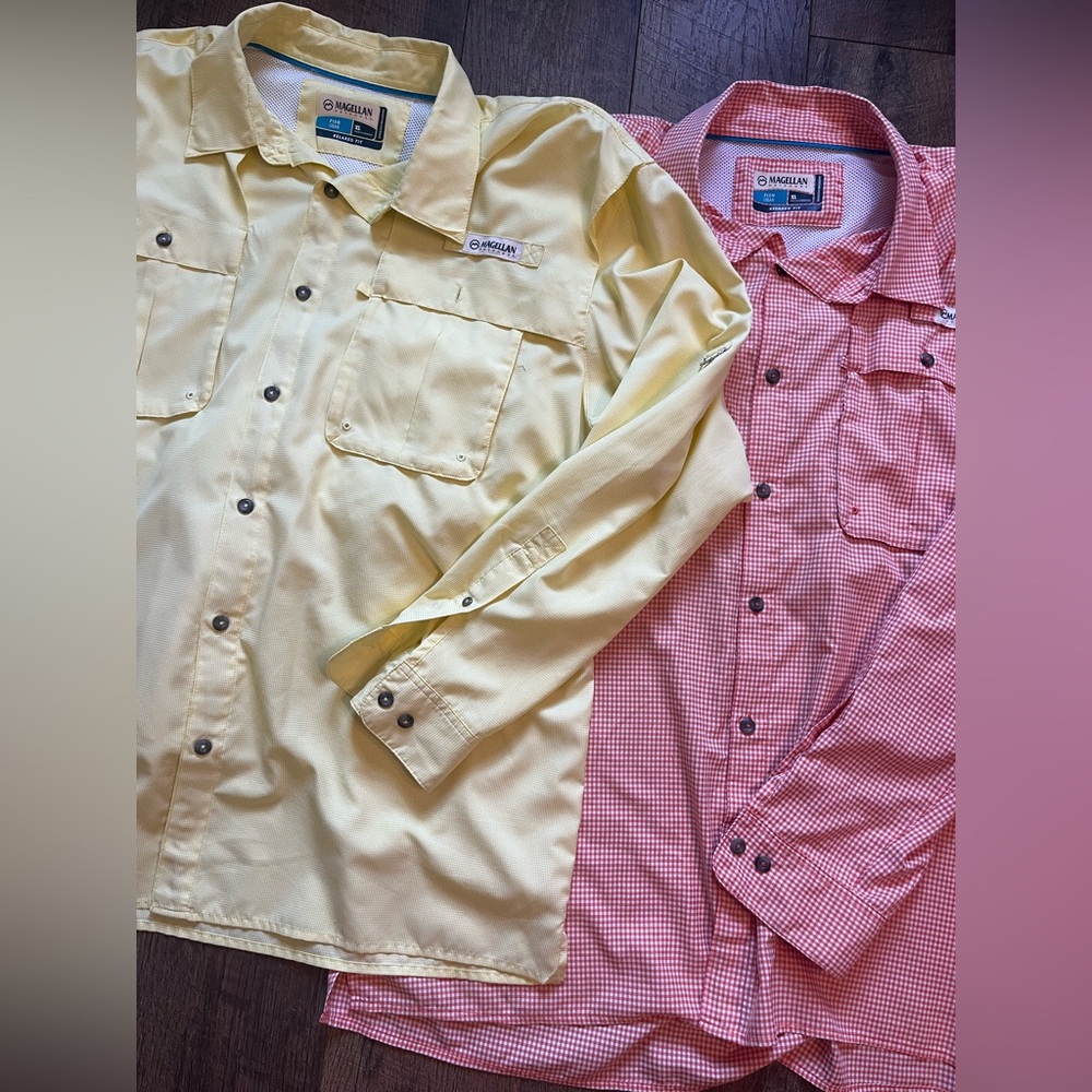 Magellan bundle set lot of 2 Outdoors button Up Shirt men’s XL